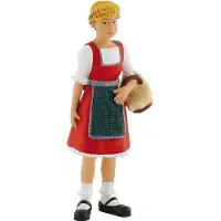 BULLYLAND Boerenmeisje - Speelfiguurtje - Taarttopper - Oostenrijks kostuum - Dirndl - 7 cm -