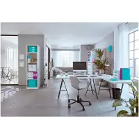 Leitz 5213 WOW ladeblok ijsblauw metallic (4 laden)