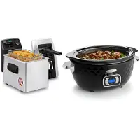 Fritel Frytastic 5371 Frituurpan + Slowcooker SC2395 - Friteuse - Stoofvlees Friet