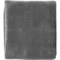 Textino - VELO - bedsprei 220x240 cm - Charcoal Gray - antraciet