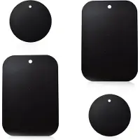 Saaf Metalen Platen - Voor Auto Magneet - Mobiele telefoons - Auto telefoonhouder - Zelfklevend - Sticker - Set van 4