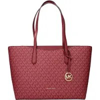 Michael Kors Rode Leren Schoudertas