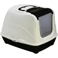 Moderna Kattenbak Flipcat Jumbo 57 cm Zwart/Wit