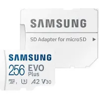 Samsung EVO Plus MicroSDXC Geheugenkaart - Inclusief SD Adapter - 130 MB/s - 256 GB