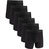 Under Armour Ua Performance Tech Mesh -Solid 6 In 6Pk Boxershorts