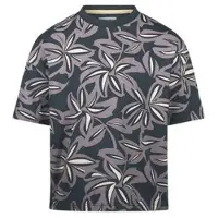 Koko Noko T-shirt donkerblauw Jongens Stretchkatoen Ronde hals All over print - maat 74