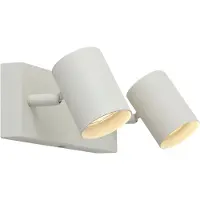QAZQA Moderne plafondspot beige 2-lichts verstelbaar - Jeana