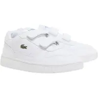 Lacoste T-Clip sneakers wit Jongens/Meisjes Imitatieleer Effen - maat 34