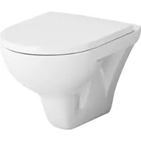 Am.pm Hit - Hangtoilet - Softclose Toiletbril - Randloos diepspoel - Glans Wit - WC Pot