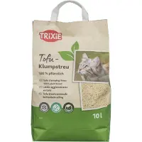 Trixie Tofu Kattenbakvulling 4.5kg - Plantaardig, Stofarm en Absorberend - Biologisch Afbreekbaar