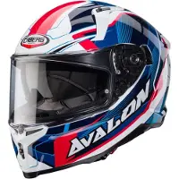 Caberg Avalon X Optic Integraalhelm Wit/Blauw/Rood 2XL, unisex