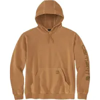 Carhartt Durham Garment Dyed Logo Hoodie Maat