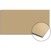 KitchenArt - Champagne Glow Spatscherm - 120x60 cm - Spatscherm Achterwand Keuken - Spatwand Keuken