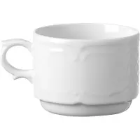 Hendi Wit Cappuccinokop Porselein | 250 ml (12 stuks)