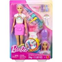 Barbie Modepop met extra lang schitterend regenbooghaar en 12 stylingaccessoires