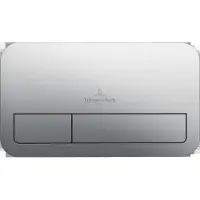 Villeroy & Boch Viconnect 2-knops bedieningsplaat Edelmat