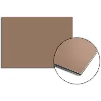 KitchenArt - Mocha Mousse Spatscherm - 70x50 cm - Spatscherm Achterwand Keuken - Spatwand Keuken