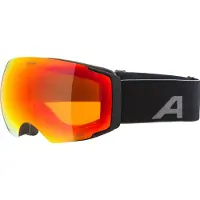 Alpina Skibril Falera Mag Q-Lite Black Matt Mirror Red
