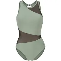 Arena Badpak 'Mesh Vent Back Angle' pastelgroen / zwart