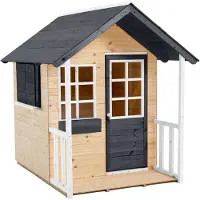 50nrth Speelhuis Holli, 121 x 137 cm, hout met raam, deur en veranda