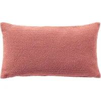 Dutch decor JULIO - kussenhoes outdoor 30x50 cm - waterafstotend en uv-bestendig - Old Rose - roze
