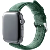 Alcanside Alcantara Buckle Apple Watch 49 / 46 / 45 Mm Bandje Groen