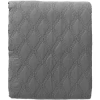 Textino DIANNE - bedsprei 220x240 cm - Charcoal Gray - antraciet