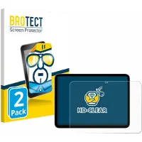 BROTECT - Screenprotector voor Apple iPad A16 11" WiFi 2025 (11. Gen.) - Folie Beschermfolie transparant 2 Stuks