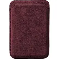 Alcanside Alcantara MagSafe Wallet Kaarthouder Rood