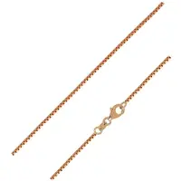 Cavill - Venetiaanse Ketting - 925 Sterling Zilver Rosé Verguld - 50 cm - Lichte Elegante Dames Sieraden
