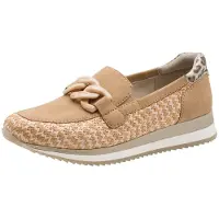 Jana Dames Instapper - 24766-315 Lichtbruin/Combi - Wijdte H - Maat 40
