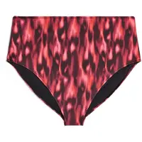 Swim By Zizzi Bikinibroek 'SKatrin' watermeloen rood / zwart