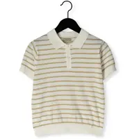 Mayoral Jongens Polo's & T-shirts S/s Polo - Creme - Maat 110