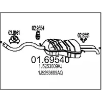 MTS 01.69540 Einddemper
