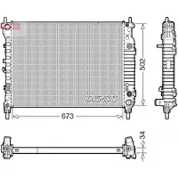 Denso Radiator DRM20124