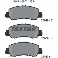 Textar Remblokset 2094901, voor
