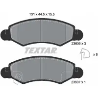Textar Remblokset 2360501, voor