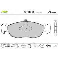 Valeo 301038 Remblokken