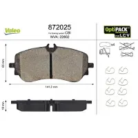 Valeo 872025 Remblokken