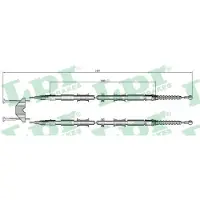 LPR C0549B Handremkabel