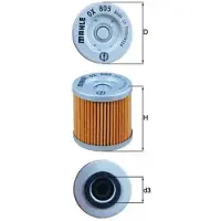 MAHLE ORIGINAL OX 805 Oliefilter