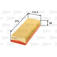 Valeo 585031 Luchtfilter