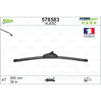 Valeo Ruitenwisser 578583 Valeo voor o.a. CITROEN, FIAT, HONDA, HYUNDAI, KIA, LANCIA, NISSAN, PEUGEOT, RENAULT, SMART, SUZUKI, TOYOTA
