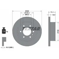 Textar 92301103 Remschijf