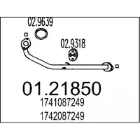 MTS 01.21850 Voorpijp