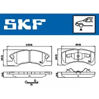 Skf VKBP 80490 A Remblokken