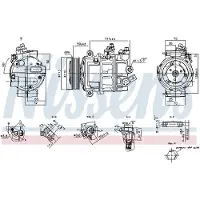 Nissens Compressor airconditioning 890893