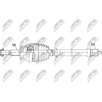 NTY NPW-CH-155 Aandrijfas
