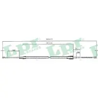 LPR C0812B Handremkabel