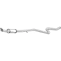Bosal 286-451 Uitlaat middendemper
